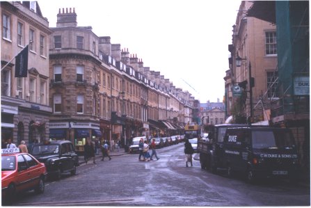Street Scene from Bath, England