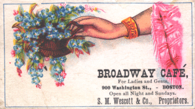 Broadway Cafe Card