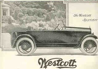 1918 Westcott Sportster Ad
