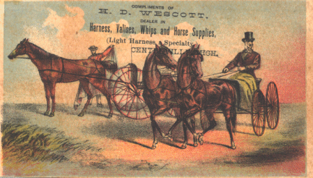 H. D. Wescott Trading Card