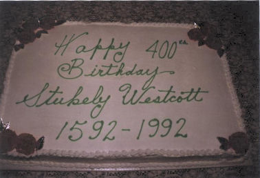 Stukely Westcott 400th Birthday Cake